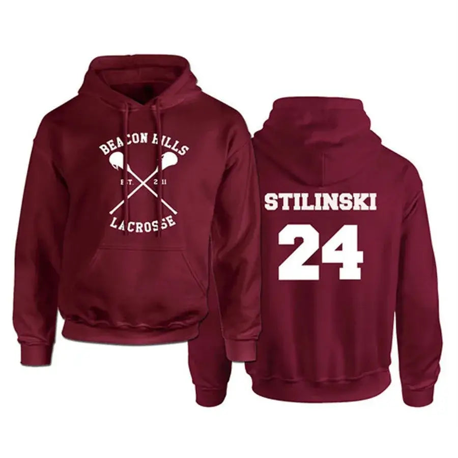 STILINSKI 24 LAHEY 14 MCCALL 11 Fashion Print Streetwear Men Women Sports Sweatshirts