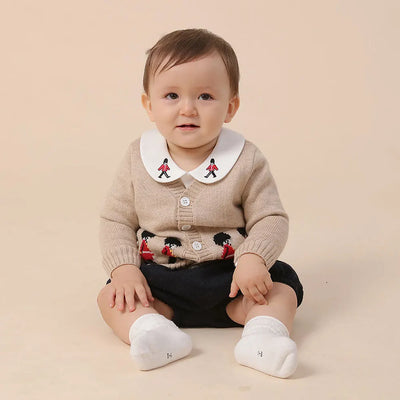 Toddler Baby Boys Sweater Coat for Newborn Autumn Knitted Cardigan Spring Kid Cartton Knitting Outwear Children Baby Boy Clothes