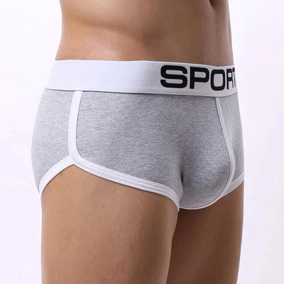 Fashion Men Underwear Boxer Cotton Fitness Sports Boxer Shorts Masculina Mens U Bulge Pouch Panties Comfortable Male Underpants