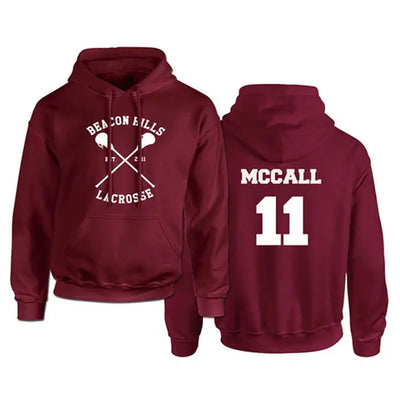 STILINSKI 24 LAHEY 14 MCCALL 11 Fashion Print Streetwear Men Women Sports Sweatshirts