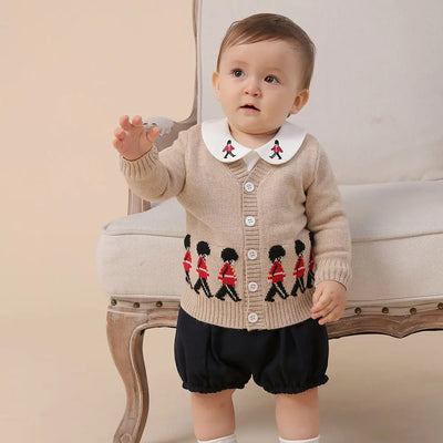 Toddler Baby Boys Sweater Coat for Newborn Autumn Knitted Cardigan Spring Kid Cartton Knitting Outwear Children Baby Boy Clothes