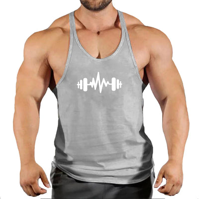 6 Colors Men Tank Top Men Stringer Tank Top Fitness Singlet Sleeveless Shirt Workout Man Undershirt Clothing New