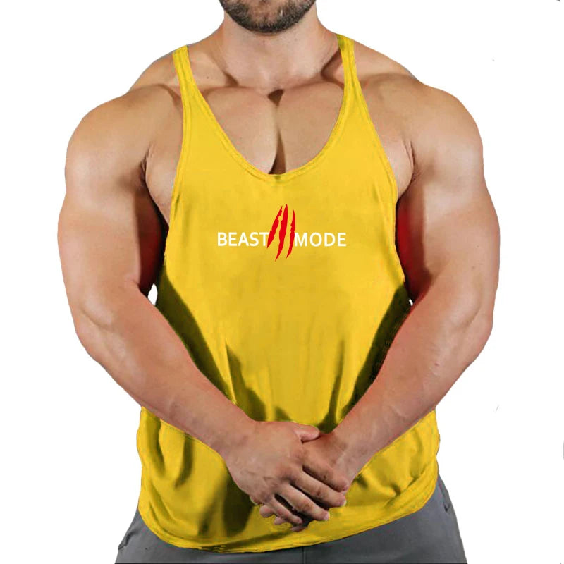 6 Colors Men Tank Top Men Stringer Tank Top Fitness Singlet Sleeveless Shirt Workout Man Undershirt Clothing New