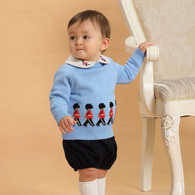 Toddler Baby Boys Sweater Coat for Newborn Autumn Knitted Cardigan Spring Kid Cartton Knitting Outwear Children Baby Boy Clothes