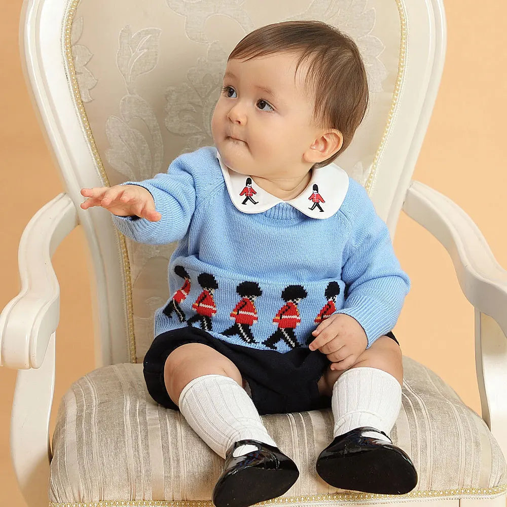 Toddler Baby Boys Sweater Coat for Newborn Autumn Knitted Cardigan Spring Kid Cartton Knitting Outwear Children Baby Boy Clothes