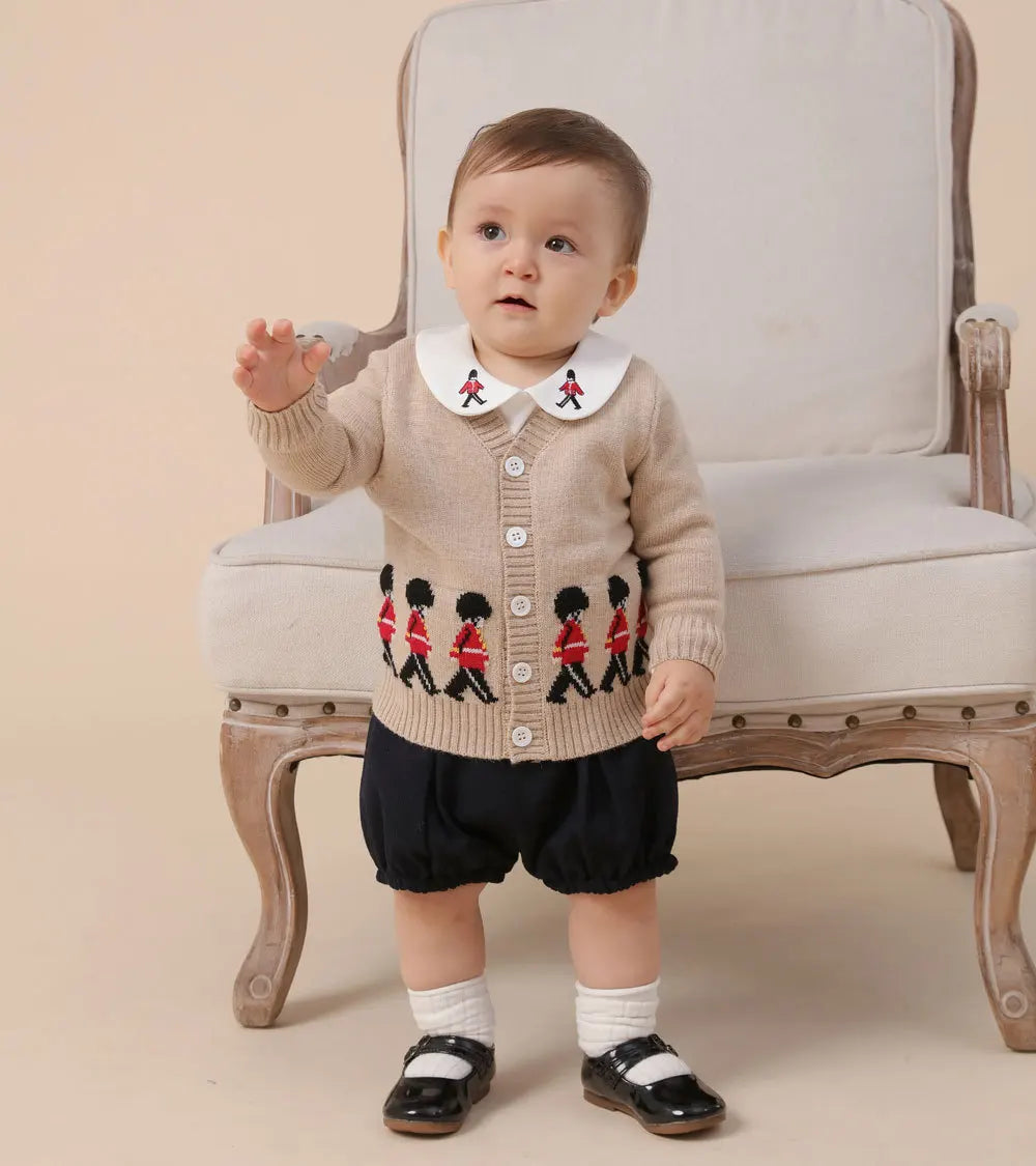 Toddler Baby Boys Sweater Coat for Newborn Autumn Knitted Cardigan Spring Kid Cartton Knitting Outwear Children Baby Boy Clothes