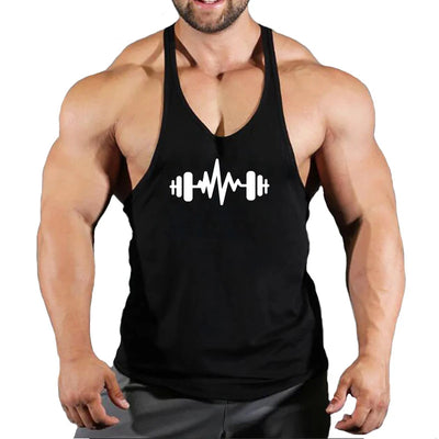 6 Colors Men Tank Top Men Stringer Tank Top Fitness Singlet Sleeveless Shirt Workout Man Undershirt Clothing New