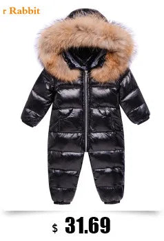 2024 Winter Thicken warm Down jacket Girls clothing kids toddler girl clothes Parka Hooded Children Outerwear Coats snow suit