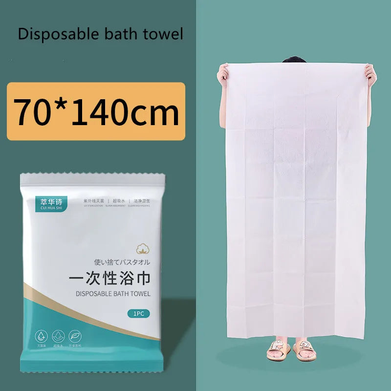 Disposable Bath Towel Thickened Compressed Towel Portable Travel Towel Beauty Hotel Disposable Bath towel