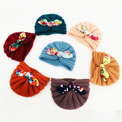 Winter Newborn Hat Infant Bonnet Baby Beanie Knitted Toddler Turban Hats for Girls Boys Accessories Kids Cap Baby Knit Hat