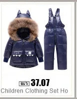 2024 Winter Thicken warm Down jacket Girls clothing kids toddler girl clothes Parka Hooded Children Outerwear Coats snow suit