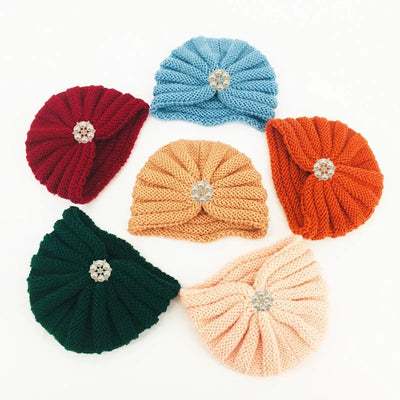 Winter Newborn Hat Infant Bonnet Baby Beanie Knitted Toddler Turban Hats for Girls Boys Accessories Kids Cap Baby Knit Hat