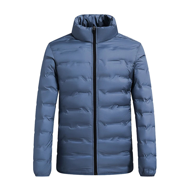 Men's White Duck Down Jacket Warm Thick Windproof Puffer Jacket Winter New Men Hooded Waterproof High Quality Thermal Parka Male