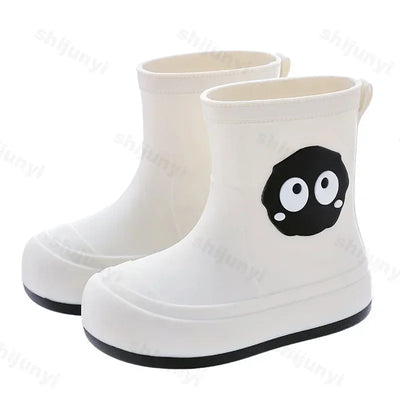 New Toddler Kids Rain Boots Children Cartoon Rain Boot Cartoon Cute Shoes for Boys Girls Waterproof EVA Non Slip Short Boots