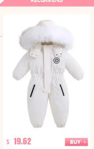 Children Clothing Set Baby Winter Warm Down Jackets parka Boys Thick Jumpsuit Infant overcoat toddler Girl Clothes Kids Snowsuit