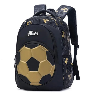 Football School Bags for Boys Shoulder Backpack Bagutte Children Spinal Protection Light Big Capacity Waterproof Backpack Kids