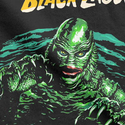 Men T-Shirts Creature From The Black Lagoon Creative Pure Cotton Tees Short Sleeve T Shirt Crewneck Tops New Arrival