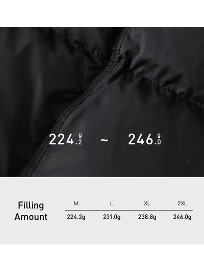 DUSHU 231G Filling Amount Down Coat Six Color Two Length Down Jacket 2024 Winter New Hooded Dopamine Coat 24DS84049 24DS84053