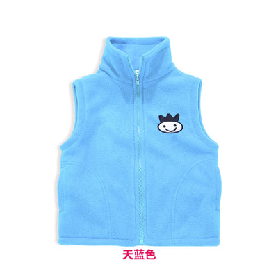 Solid Cartoon Sweater Tank Boy Girl Toddler Kid Baby Spring Autumn Sweater V-Neck Knit Top Fall Fashion Vest Knitwear Clothes