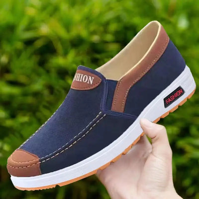 2023 Spring and Autumn Men Fashion Casual Shoes Trend Canvas Shoes Cover Feet Men Flat Shoes Lightweight and Soft Walking Shoes