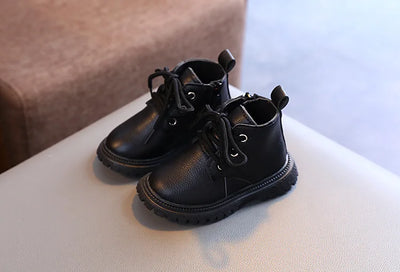 Kids Leather Baby Chelsea Short Boots Waterproof Children Shoes Boys Ankle Boots Fashion Girls Snow Boots Toddler Casual Shoe