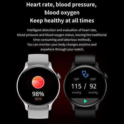 Xiaomi Mijia New Women Bluetooth Call Smartwatch Always Display Time Heart Rate Sports Health Monitoring Music GT4 Smart Watches