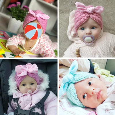 Winter Newborn Hat Infant Bonnet Baby Beanie Knitted Toddler Turban Hats for Girls Boys Accessories Kids Cap Baby Knit Hat