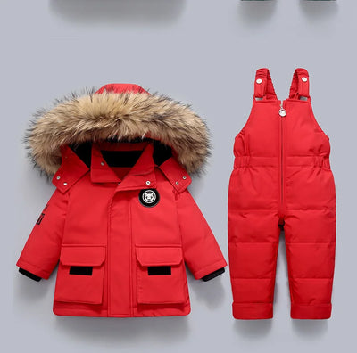 Children Clothing Set Baby Winter Warm Down Jackets parka Boys Thick Jumpsuit Infant overcoat toddler Girl Clothes Kids Snowsuit