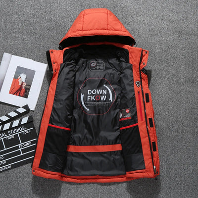 New Ski Suit Men Winter Snow Parkas Warm Windproof Outdoor Sports Skiing Down Jackets and Pants Male Snowboard Wear Overalls