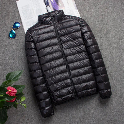 New autumn and winter Down jacket men's fashion hooded super light warm slim coat Down jacket men's coat