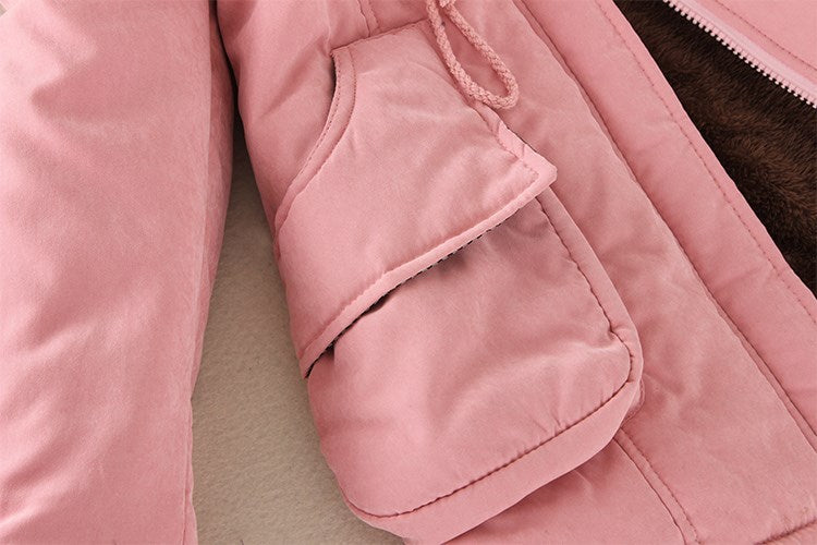 2024 New Autumn Winter Women Cotton Jacket Padded Casual Slim Coat Emboridery Hooded Parkas Wadded Warm Overcoat