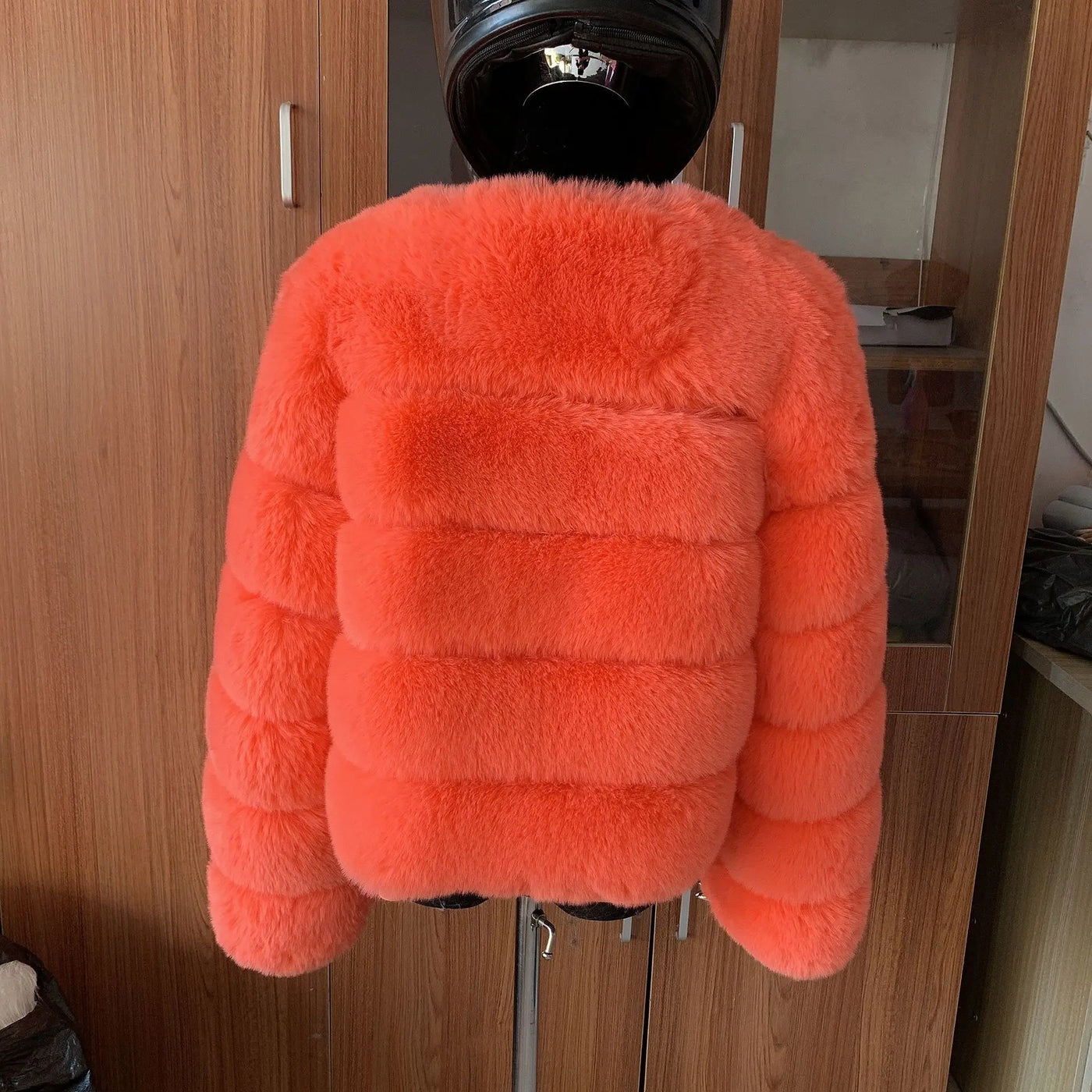 Winter coat for faux fur coat women new outerwear Fox fur short coat Fake fur  jacket furry fluffy jacket luxury woman fur Fake