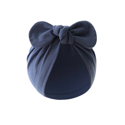 Children Rabbit Ear Turban Hat Baby Indian Knot Bows Hats Newborn Toddler Ball Tie Caps Kids Earmuffs Beanie Hair Accessories