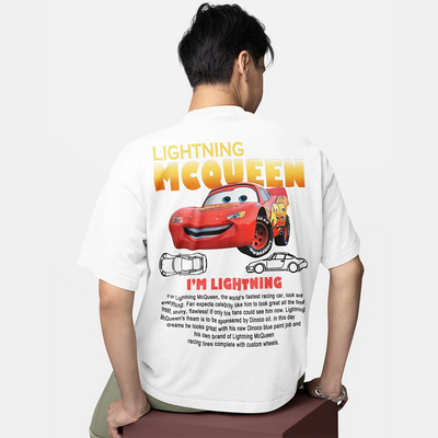 Fun Sally I'm Lightning Car Outfit T Shirt for Men Women Mcqueen Tee Shirt 100% Cotton New Arrival Clothing Love Gift For Couple