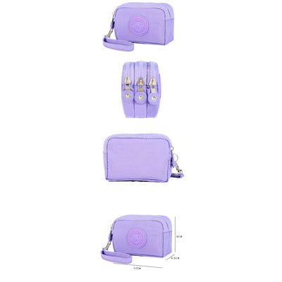 Mini Bag with Triple Zipped Portable Women Wallets Phone Pouch New Fashion Big Capacity Women Wallet Make-up Bag Coin Purse