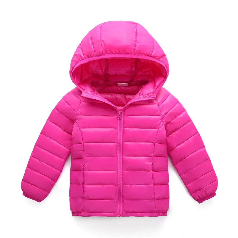 Autumn Winter Kids Down Jackets For Girls Children Clothes Warm  Coats For Boys Toddler Girls Outerwear Clothes 2-12 Years