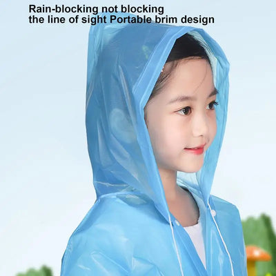 Boys Rain Jacket Rain Poncho Reusable Rain Jacket Girls Toddler Raincoat Skin-Friendly Waterproof Rain Jacket Boys Kids Rain