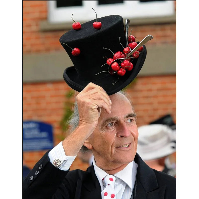 Men Top hat Magician Presidential high hat British jazz top hats male gentleman flat felt hat 2024 sombrero de copa británico