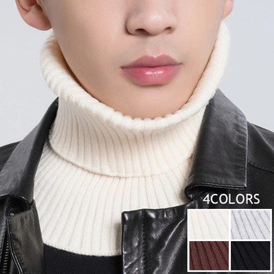 Men Fake Collar Winter Knitted False Collar Scarf Woolen Neck warmer Women Turtleneck Cycling Windproof Detachable Fake Collars