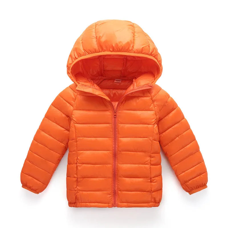 Autumn Winter Kids Down Jackets For Girls Children Clothes Warm  Coats For Boys Toddler Girls Outerwear Clothes 2-12 Years