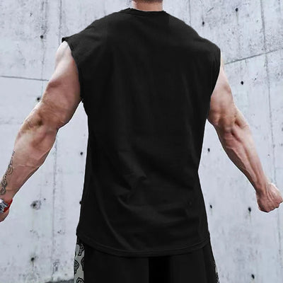 Summer Plain Mens Fitness Singlets Loose Mesh Tops Bodybuilding Tank Top Men Gym Clothing Sporting Oversized Muscle shirt