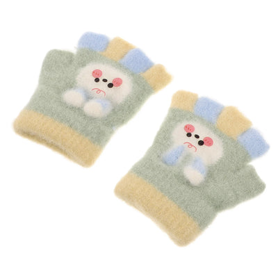 Children's Warm Gloves Little Kids The Snow Cartoon Polyester Girls Insulated Toddler