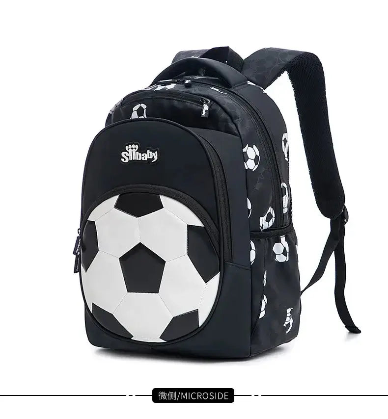 Football School Bags for Boys Shoulder Backpack Bagutte Children Spinal Protection Light Big Capacity Waterproof Backpack Kids