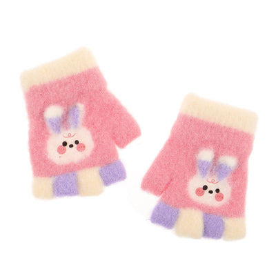 Children's Warm Gloves Little Kids The Snow Cartoon Polyester Girls Insulated Toddler