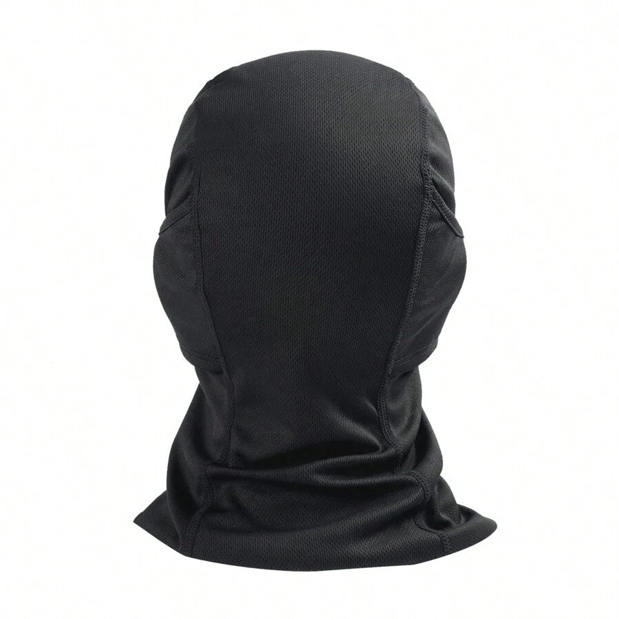 1pc Cross Printed Mask Hood For Men And Women Outdoor Riding Balaclava Hat Windproof And Sunscreen Sun Hat