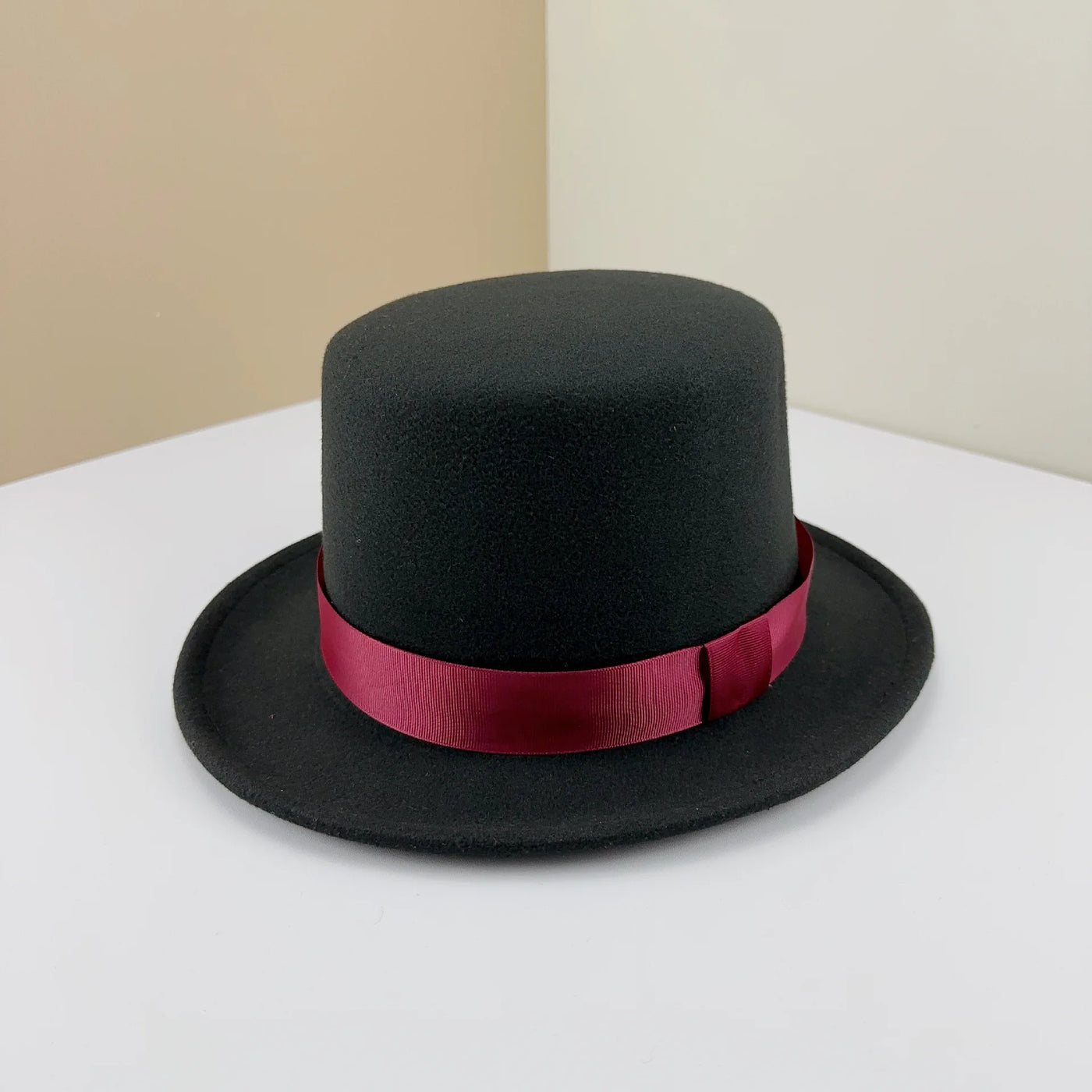 Men Top hat Magician Presidential high hat British jazz top hats male gentleman flat felt hat 2024 sombrero de copa británico