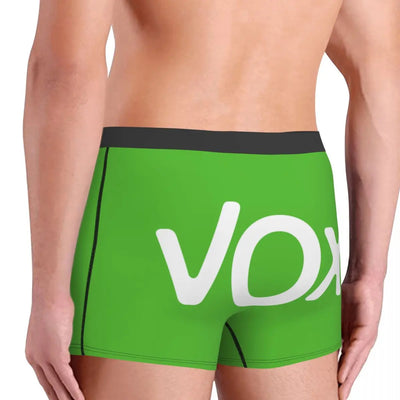 Custom Spain Vox Flag Underwear Men Breathbale Spanish Political Party Boxer Briefs Shorts Panties Soft Underpants For Homme