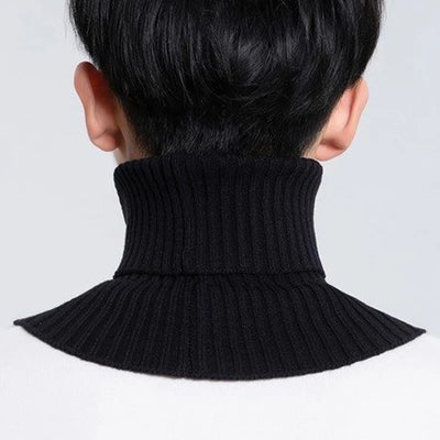 Men Fake Collar Winter Knitted False Collar Scarf Woolen Neck warmer Women Turtleneck Cycling Windproof Detachable Fake Collars