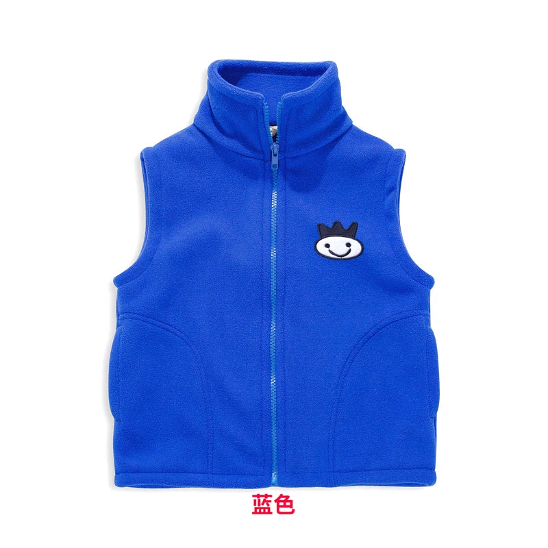 Solid Cartoon Sweater Tank Boy Girl Toddler Kid Baby Spring Autumn Sweater V-Neck Knit Top Fall Fashion Vest Knitwear Clothes