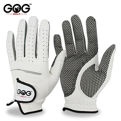 Pack 1 Pc Golf Gloves Men's Left/Right Hand Soft Breathable Pure Sheepskin With Anti-slip Granules Golf Gloves Golf Men